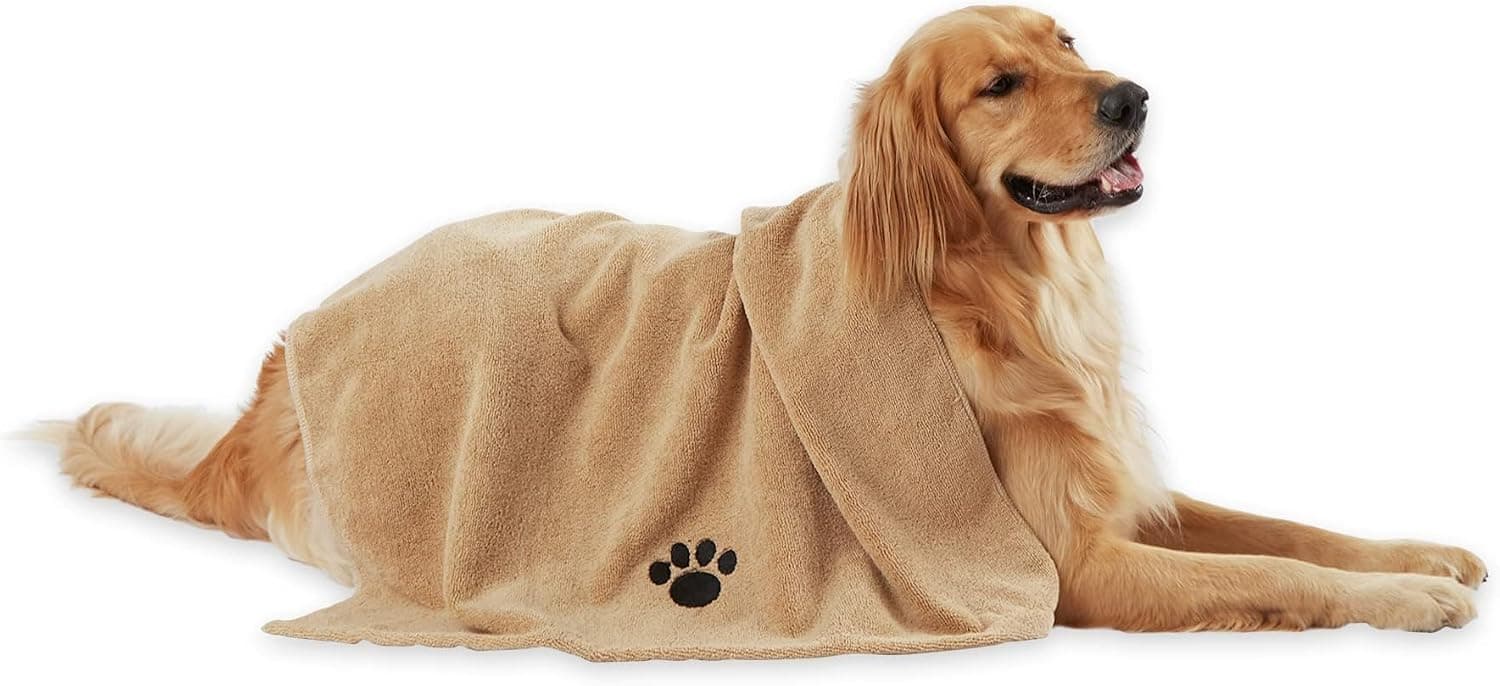 Bone Dry Absorbent Microfiber Dog Towel (X-Large)