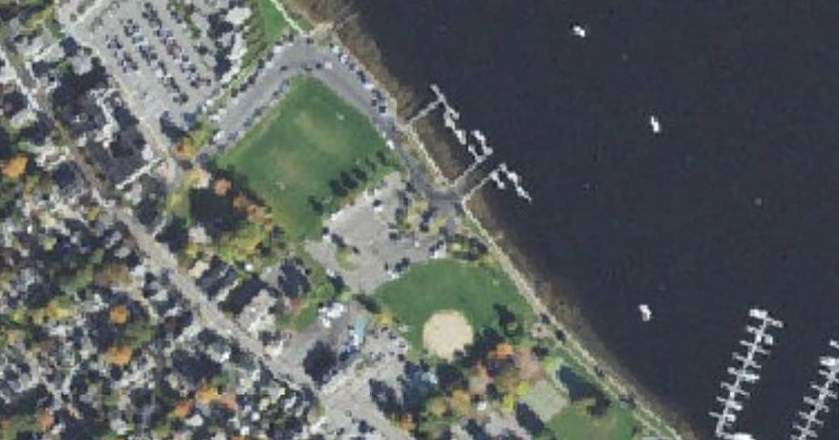 Cashman Park dog park in Newburyport, MA