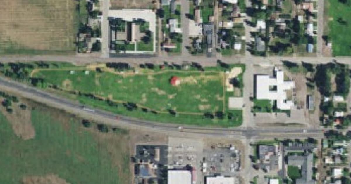Chapman Park dog park in Monte Vista, CO