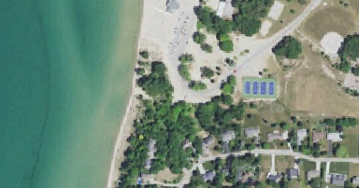 First Street Beach Dog Park dog park in Manistee, MI