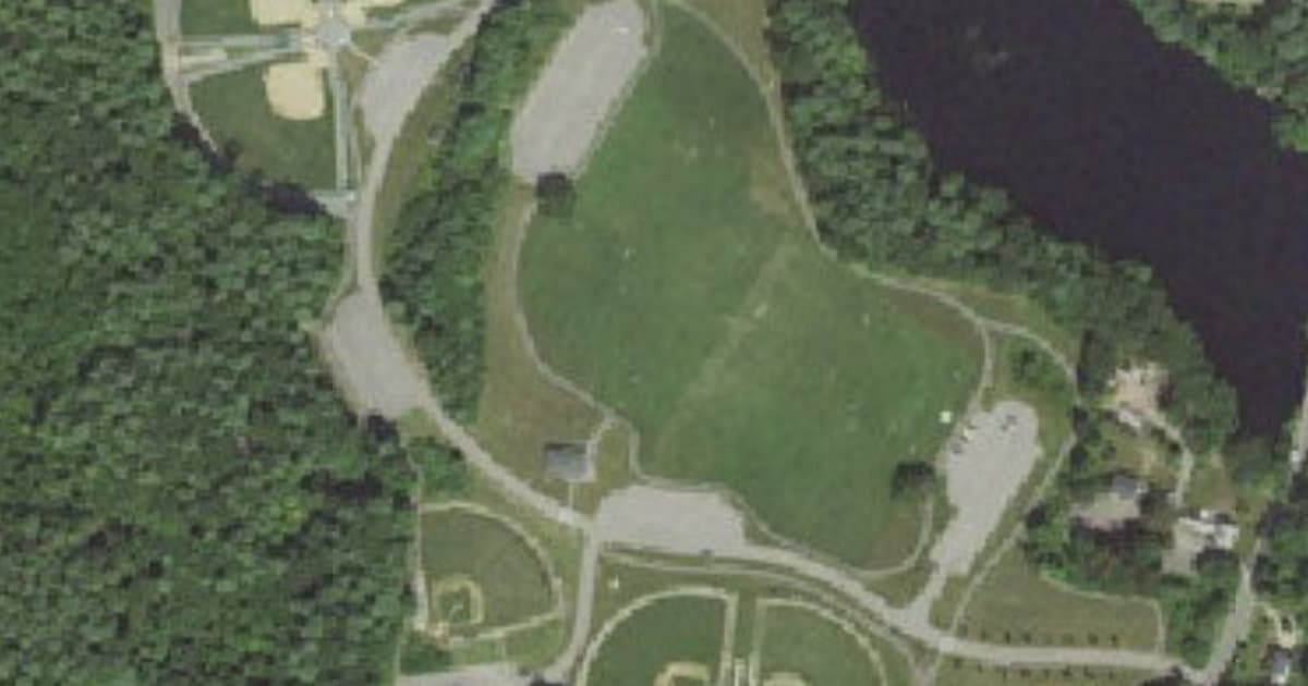 Forge Pond Park dog park in Hanover, MA