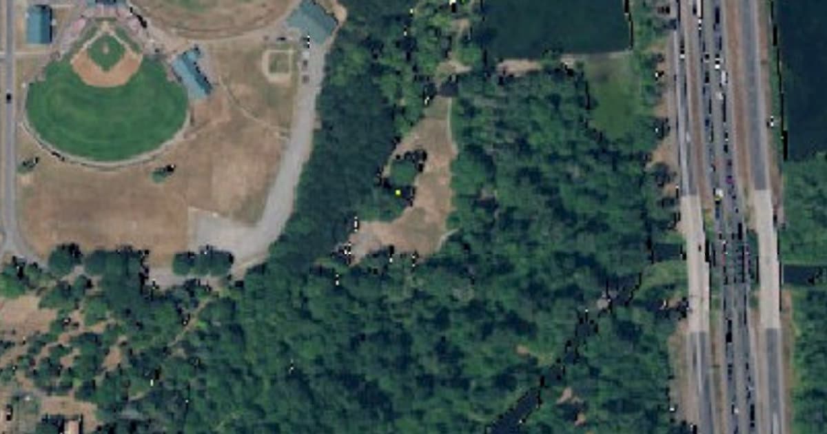 Fort Borst Park dog park in Centralia village, WA