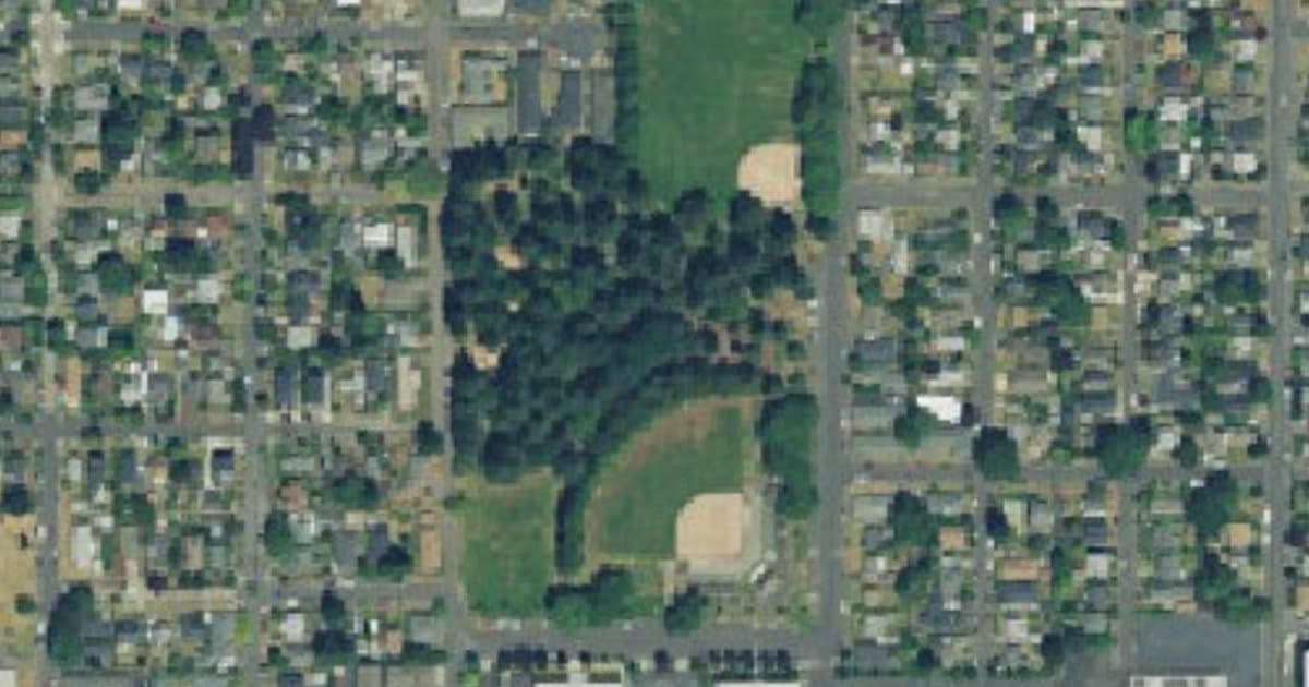 Hollywood Dog Park at Normandale Park dog park in Portland, OR