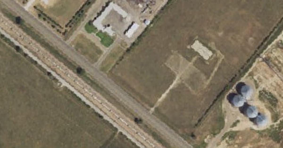 Love's Travel Stop dog park in Dalhart, TX