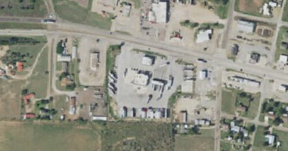 Love's Travel Stop dog park in Quanah, TX