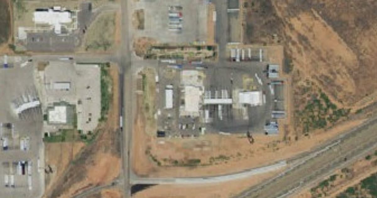 Love's Travel Stop dog park in Tucumcari, NM