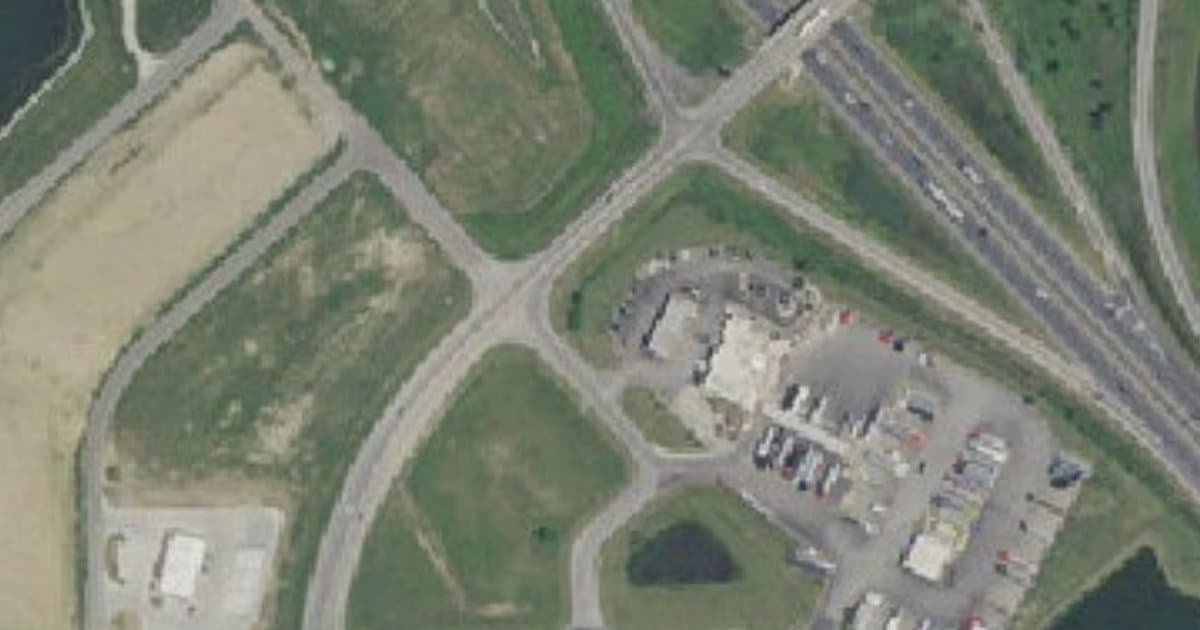 Love's Travel Stop dog park in Whitestown, IN