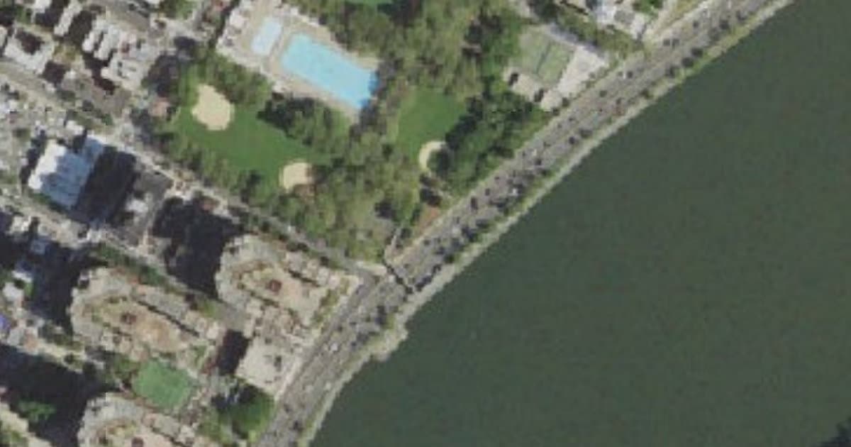 Tom's Dog Run dog park in New York, NY