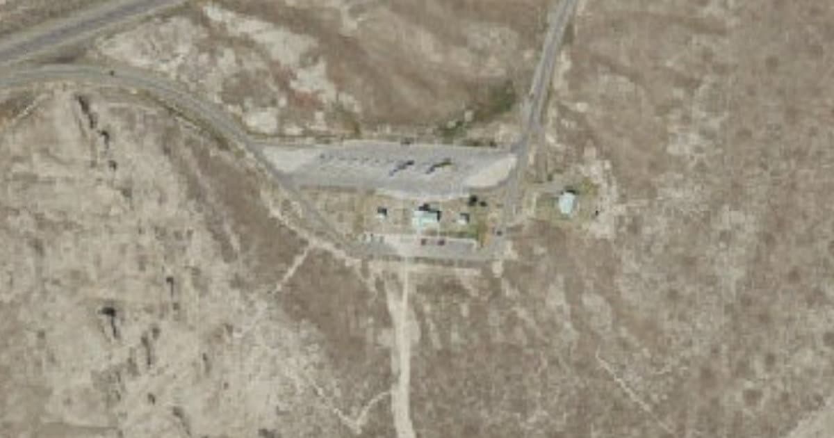 UT I80 Grassy Mountain Rest Area Eastbound dog park in Grantsville, UT