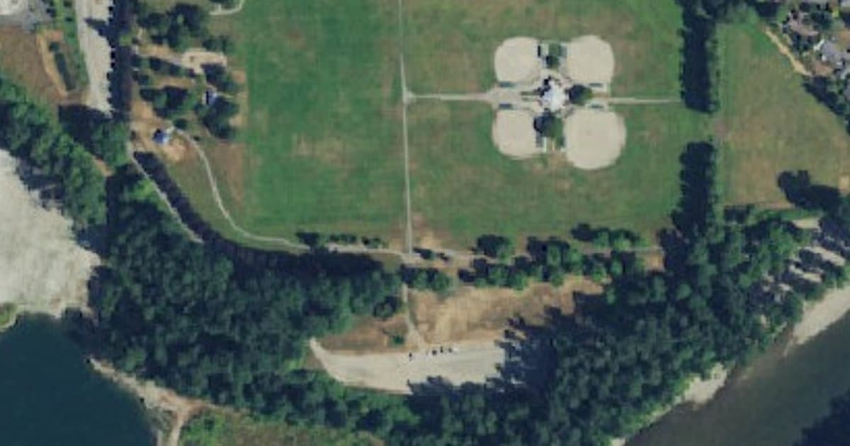Wiggly Field at Sky River Park dog park in Monroe village, WA