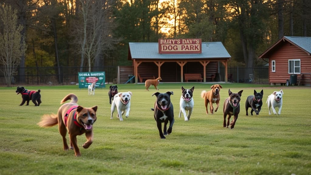 Davy's Dog Park dog park in Baileyton, TN