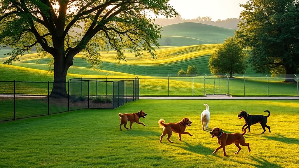 Fido Field dog park in Cincinnati, OH