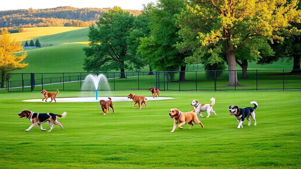 Canning Family K-9 Park dog park in Avon, OH
