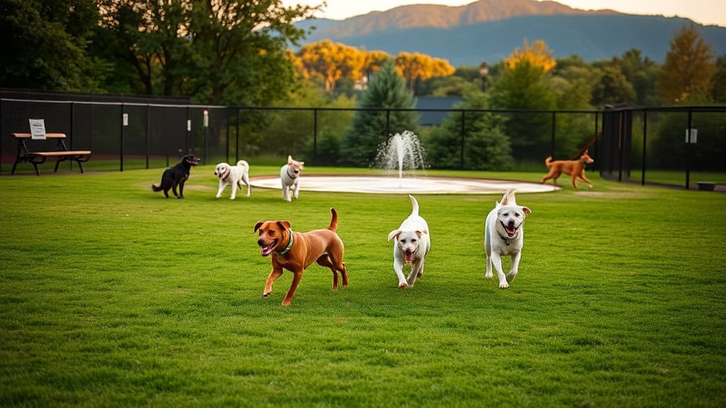 Ashley Wilder Dog Park at Knightdale Station Park dog park in Knightdale, NC