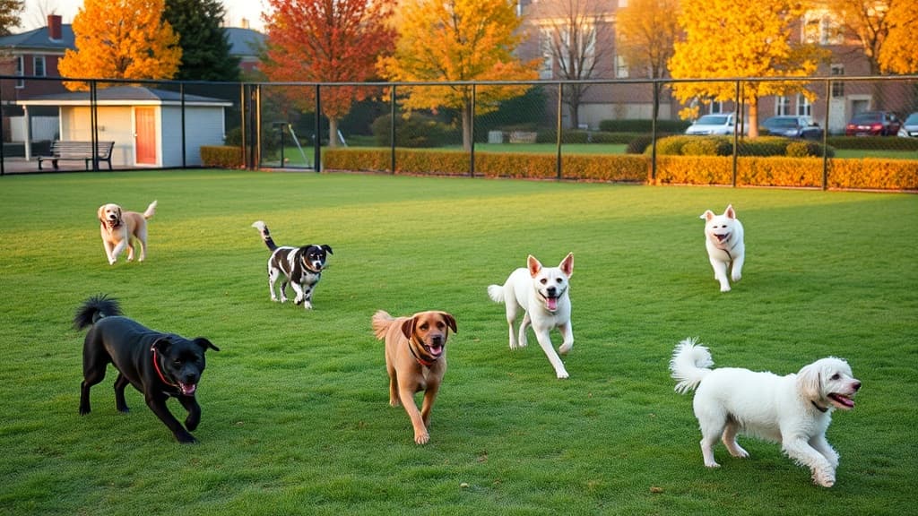 South Boston Bark Park dog park in Boston, MA