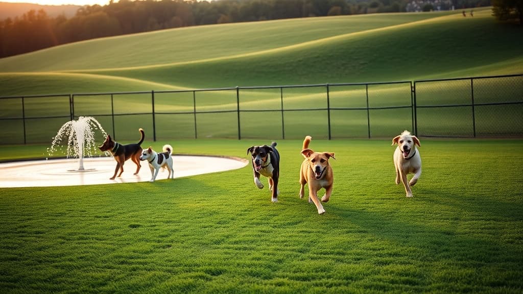 Barkley Park dog park in Spring Hill, TN