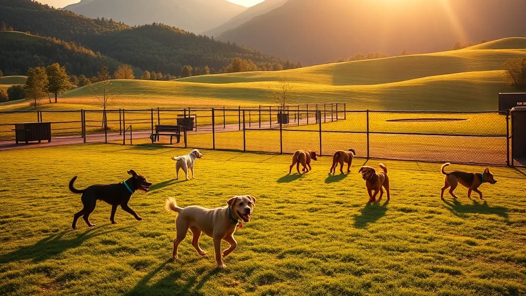 Love's Travel Stop dog park in Lenoir City, TN
