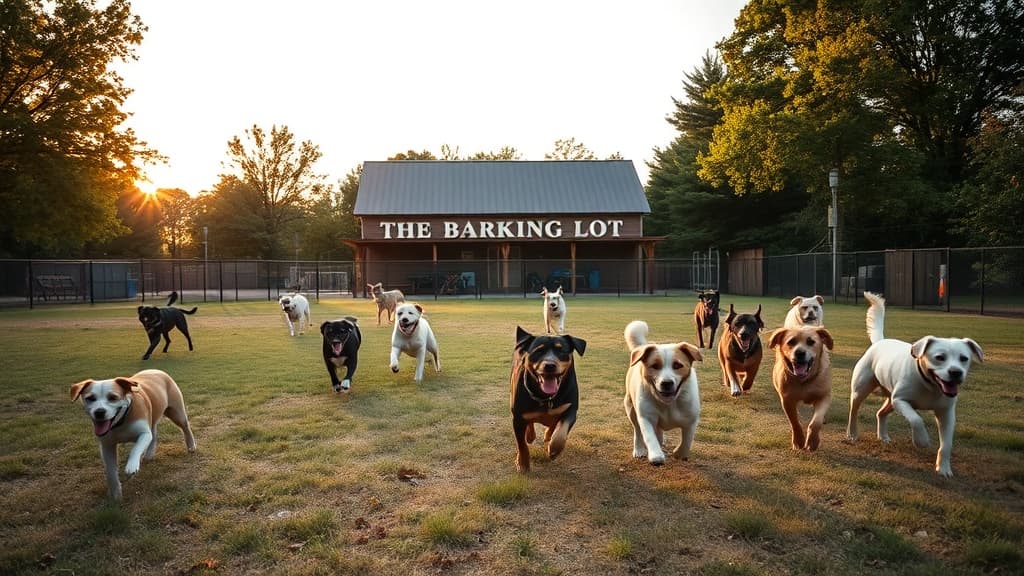 The Barking Lot dog park in Kansas City, MO