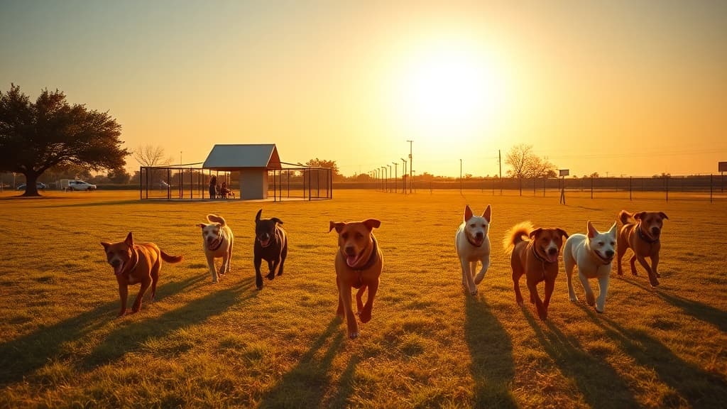 Mean Dog dog park in Houston, TX