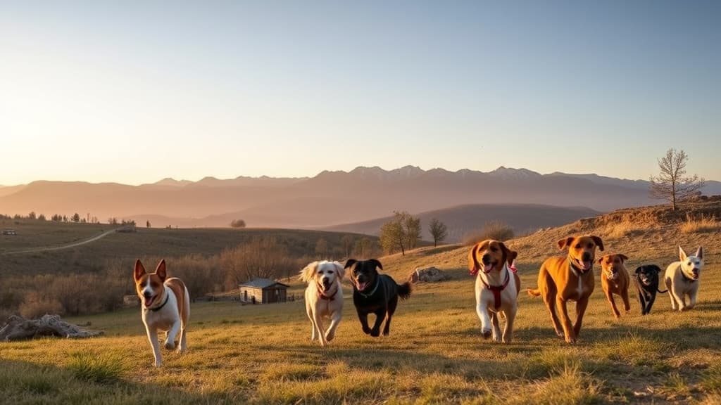 Crown Mountain Park dog park in El Jebel, CO