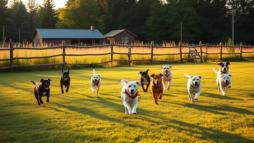 Fetch Brewing Co. dog park in Whitehall, MI