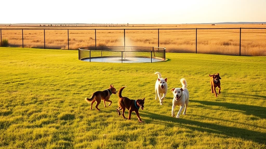 Haysville Dog Park at Dorner Park dog park in Haysville, KS