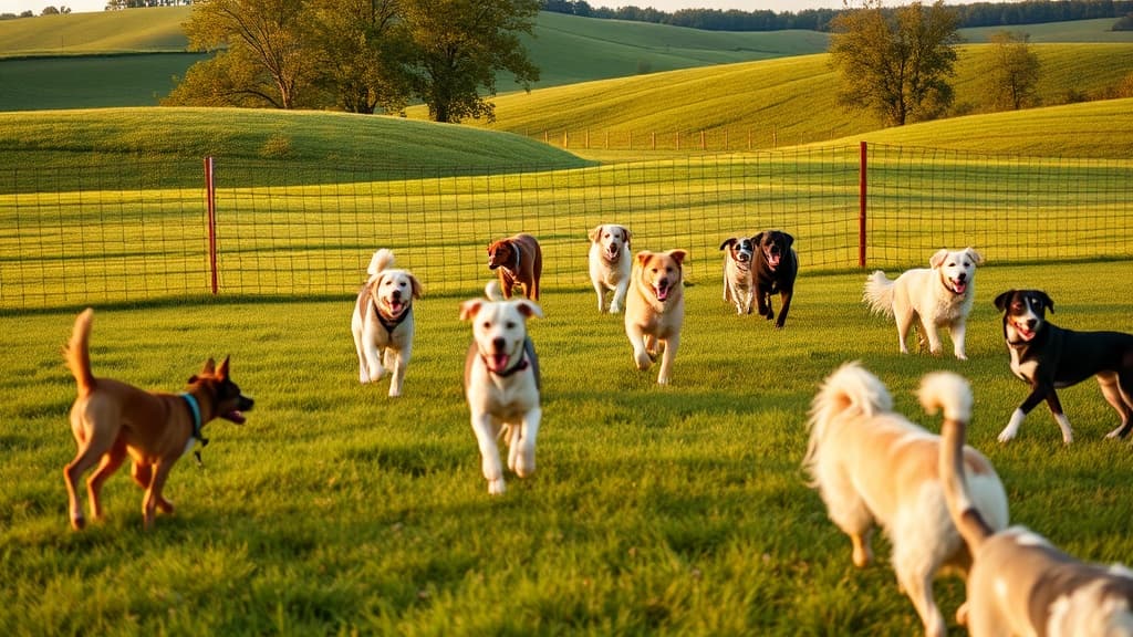 Dog Park dog park in Evansville, WI