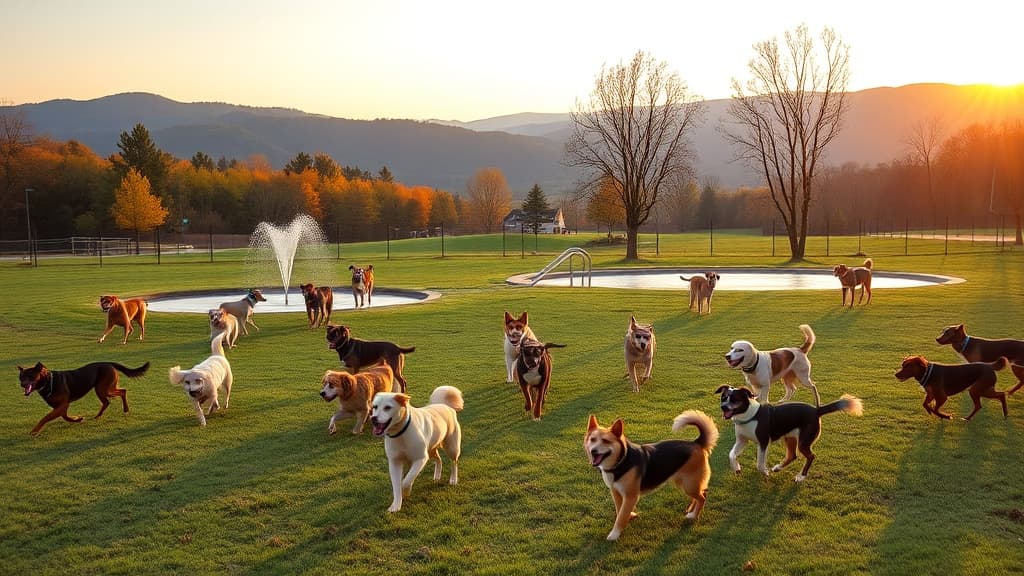 Dog Park at Goyne Park dog park in Chester, VA