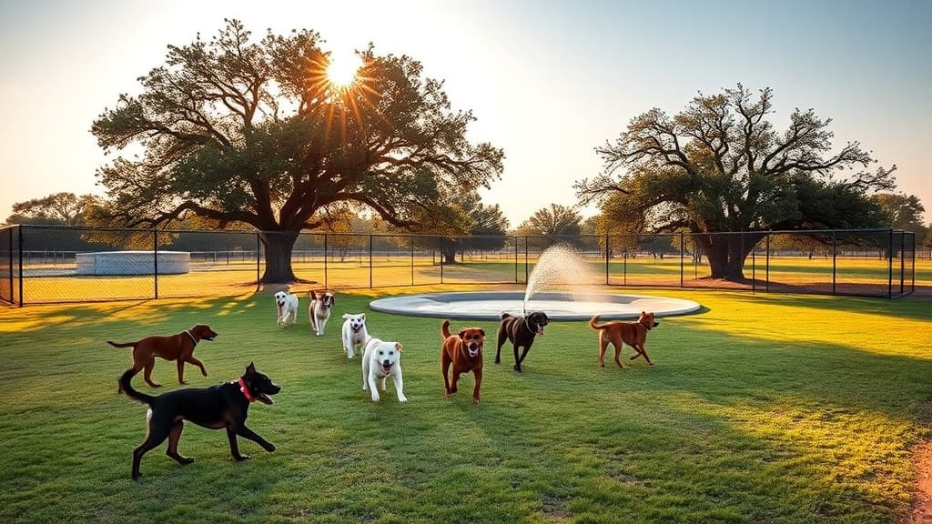 Hogan's Dog Run dog park in Midland, TX