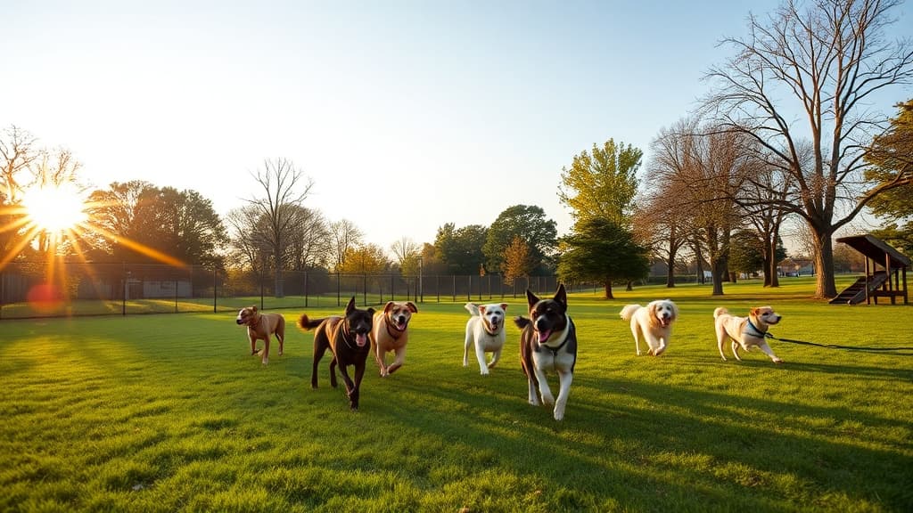 Dog Park dog park in Monroe Center, IL