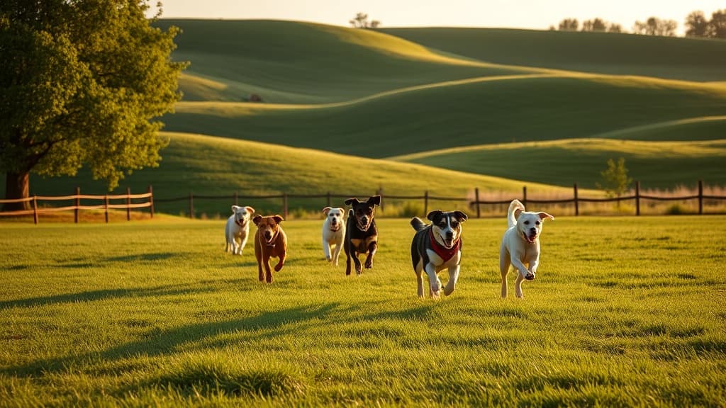 Standing Rocks Dog Park dog park in Town of Stockton, WI