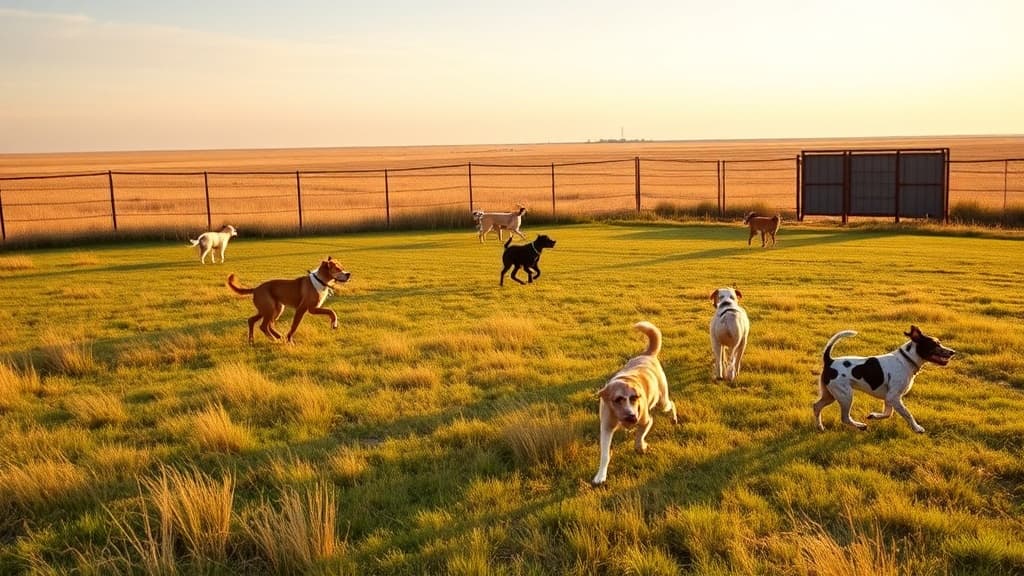 Love's Travel Stop dog park in Chanute, KS