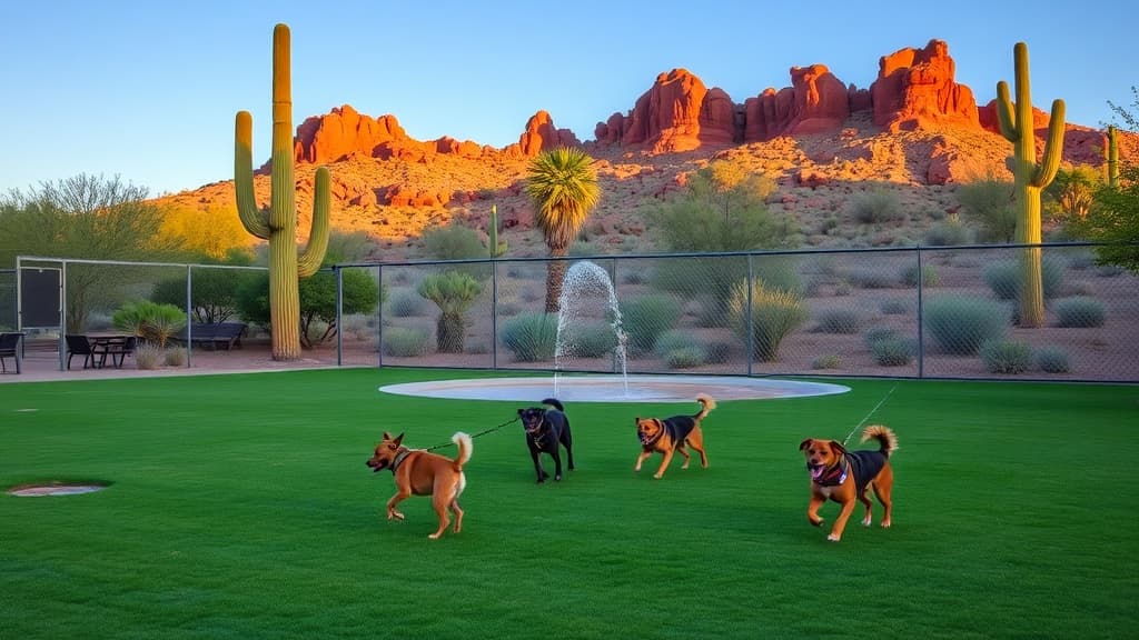 Dog Park at Creamery Park dog park in Tempe, AZ