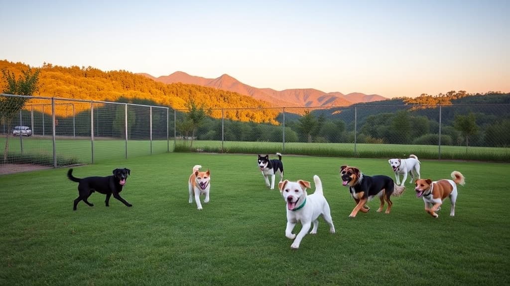 Salty Dogs Cafe and Bark Bar dog park in Supply, NC