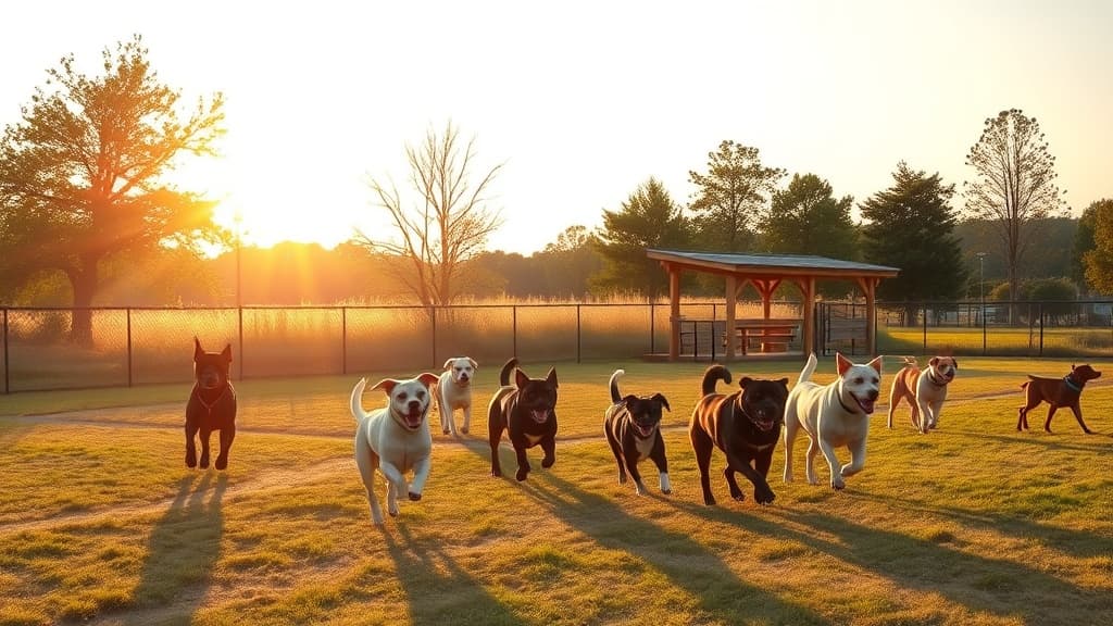 E. H. Young Riverfront Park Off-Leash Dog Park Small Dog Area dog park in Riverside, MO