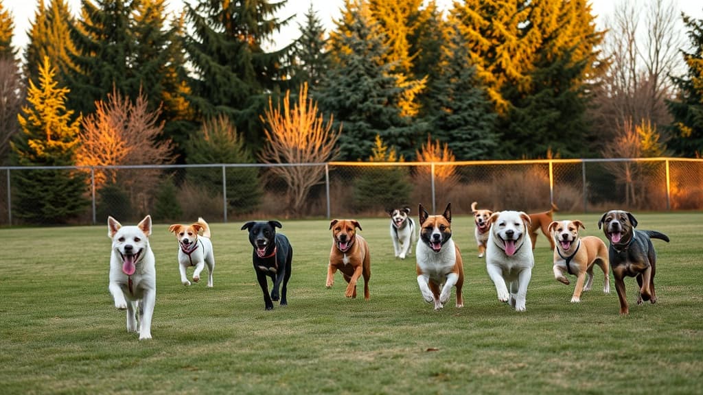 Pet area dog park in Arlington, WA