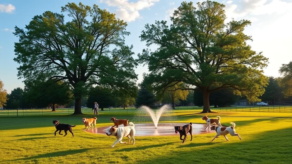 Katherine Legge Memorial Park Off-Leash Area dog park in Hinsdale, IL