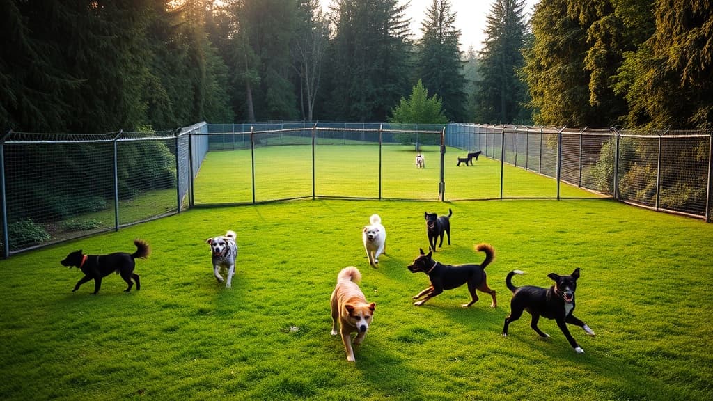Mt. Tabor Park dog park in Portland, OR