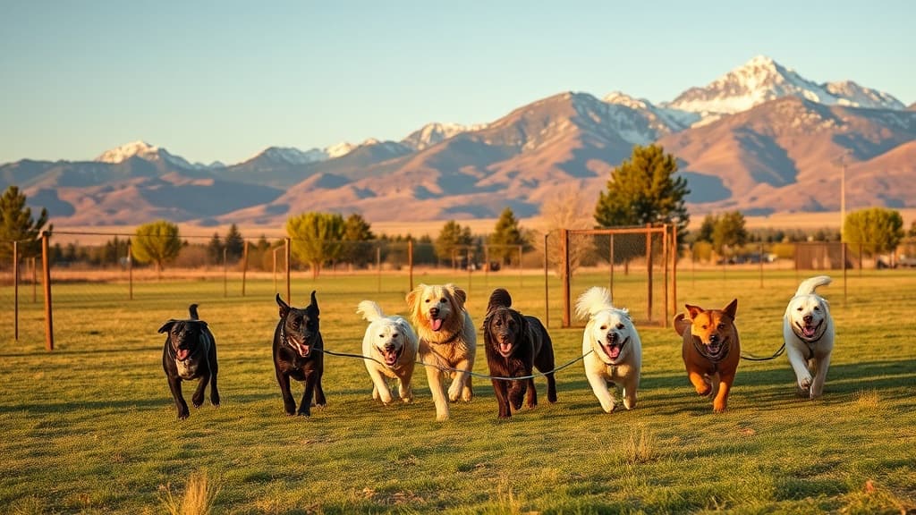 Superior large dog park dog park in Superior, CO