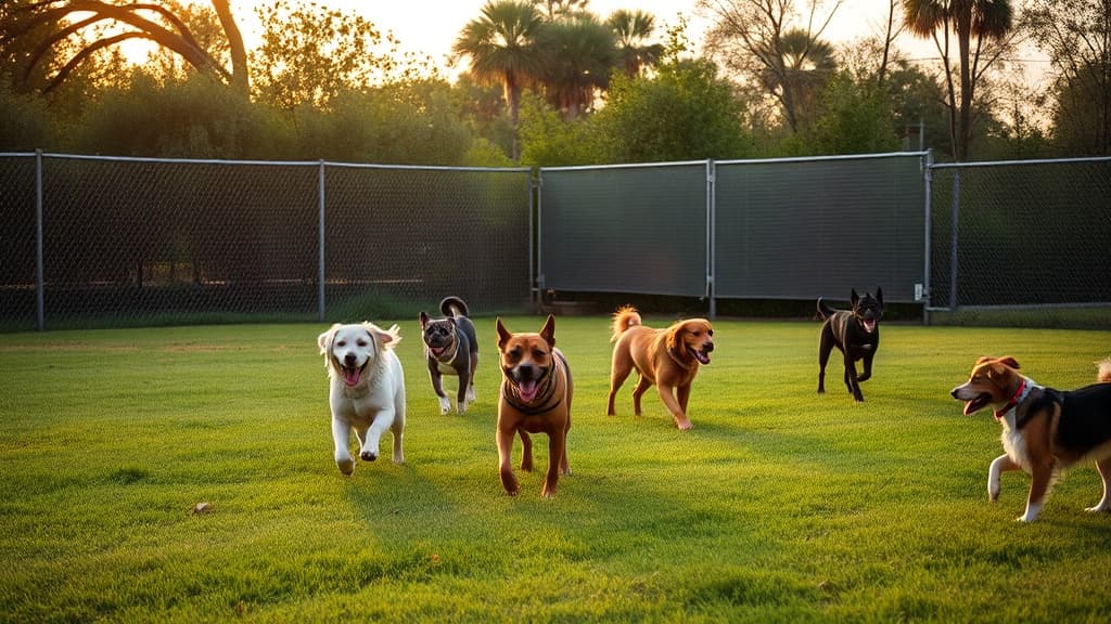 Love's Travel Stop dog park in Monroe, LA