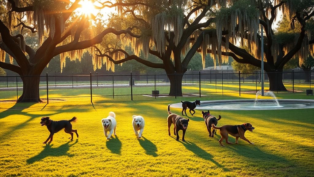 Brookhaven Park dog park in Atlanta, GA