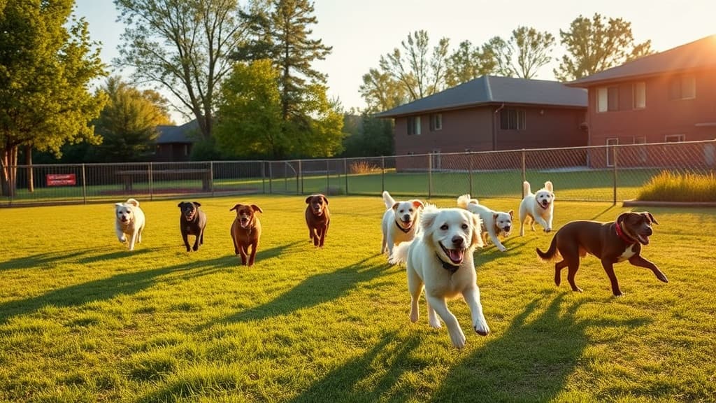 1820 South Apartments Dog Run dog park in Mount Pleasant, MI