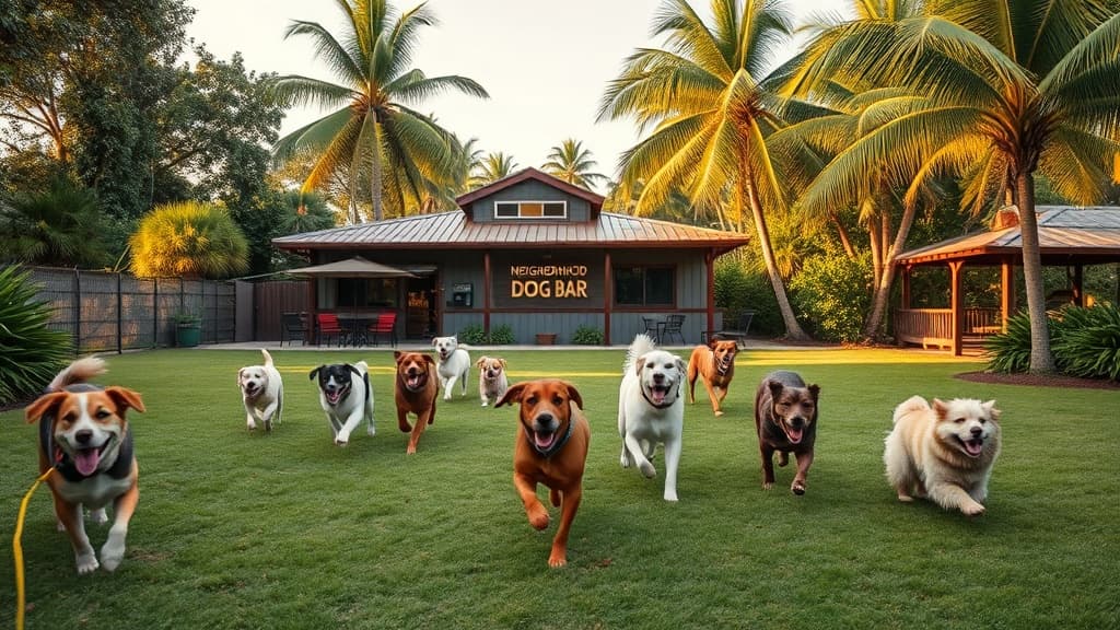 Neighborhood Dog Bar dog park in Safety Harbor, FL