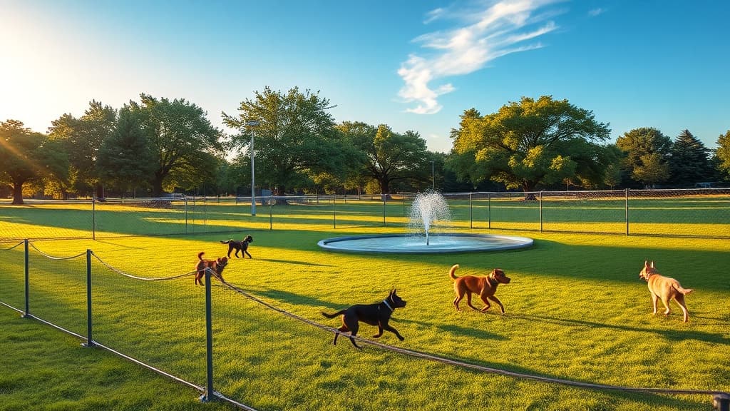 Freedom Run Dog Park dog park in Hoffman Estates, IL
