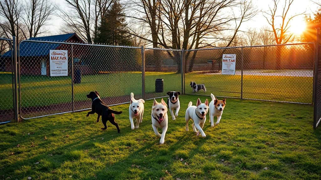 MonDaug Bark Park at Mondauk Manor dog park in Fort Washington, PA