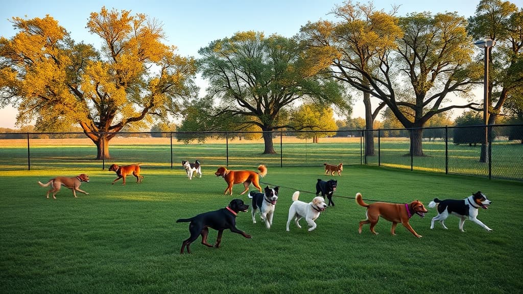 Veterans Dog Park dog park in Minooka, IL