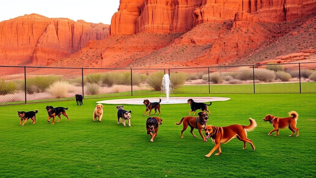 Moab Bark Park dog park in Moab, UT