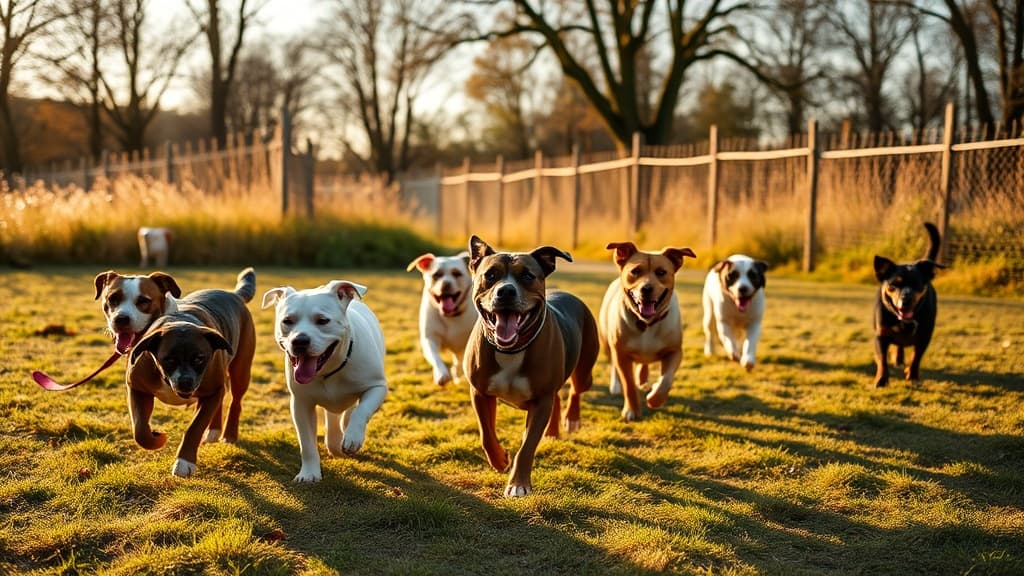 Charlesmont dog park in Dundalk, MD