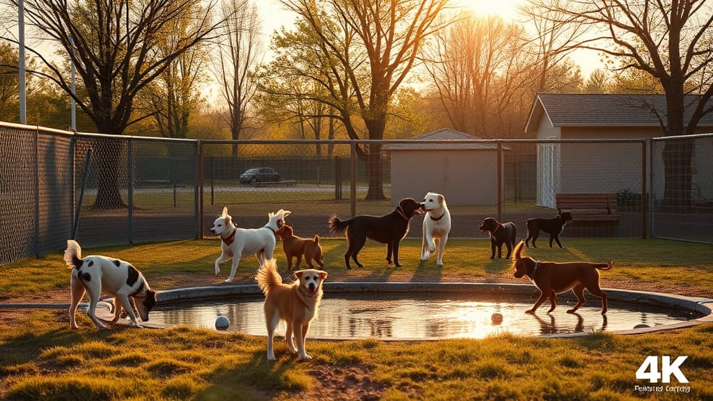 Hazen Bark Park dog park in Hazen, ND