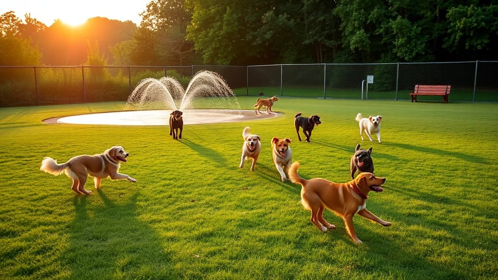 The Ma & Pa Dog Park dog park in Bel Air, MD